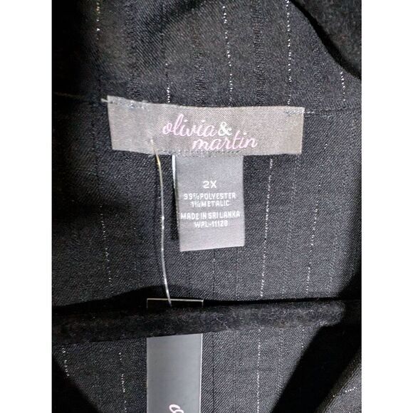 NWT Olivia & Martin Jacket/Shirt Women’s Large L Gray with Pockets Women's Large - Picture 3 of 4